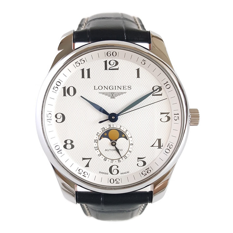 Longines ครบชุด Longines Master Longines Four-Hand Moon Phase 42 นาฬิกาเส้นผ่านศูนย์กลางอัตโนมัตินาฬ