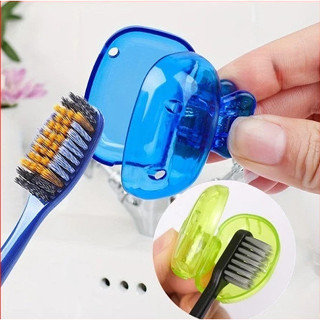 4 ชิ้น/ชุด คลิปเก็บแปรงสีฟัน ฝาครอบป้องกันแปรงสีฟัน กระเป๋าเ…
