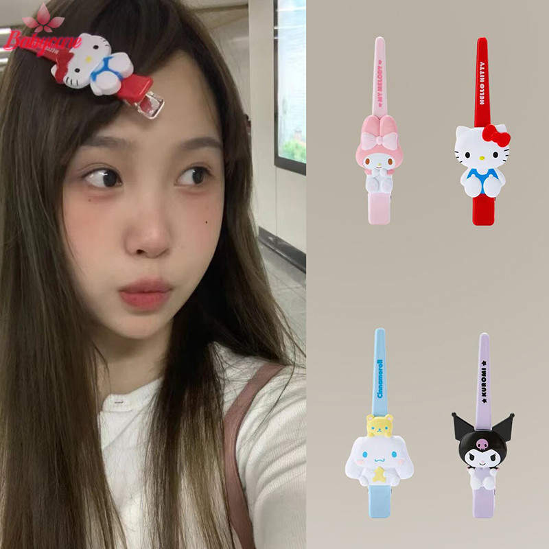 Byce> Sanrio Anime Hello Kitty Hairpin การ์ตูน Melody กิ๊บติดผม