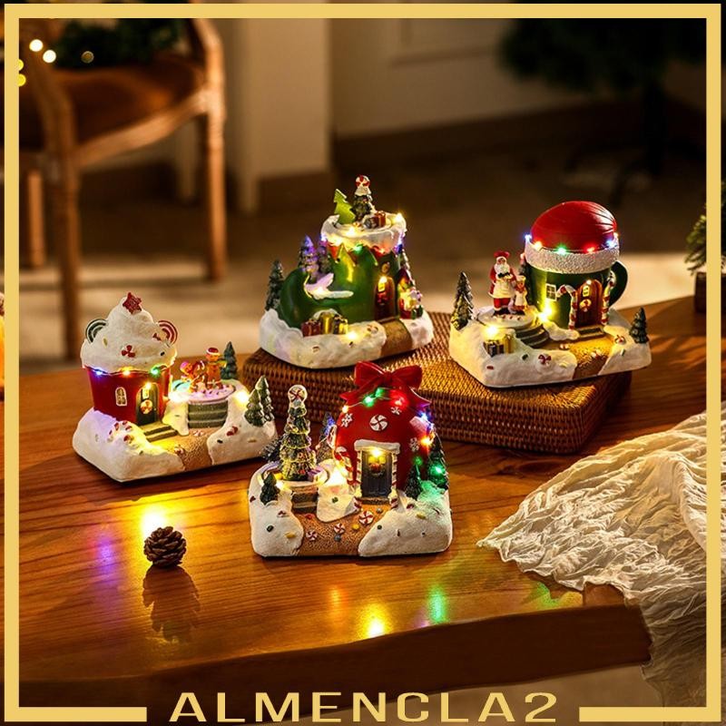 Figurines Musical Xmas Musical Box for Store