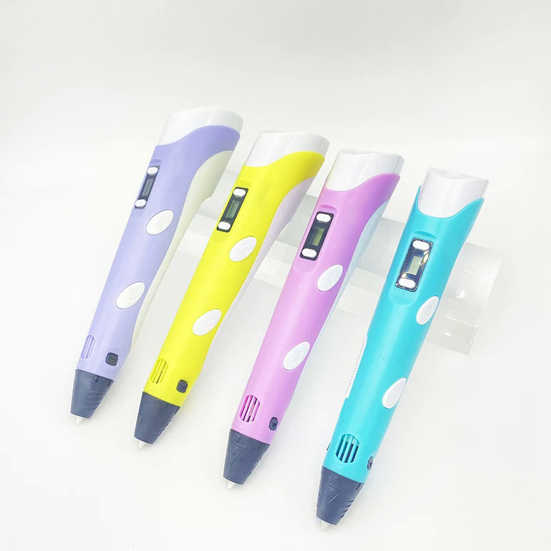 20 Color PLA Filament Pen Craft DIY 3D Pen Drawing Three-dimensional Drawing Printing Pen Children's
