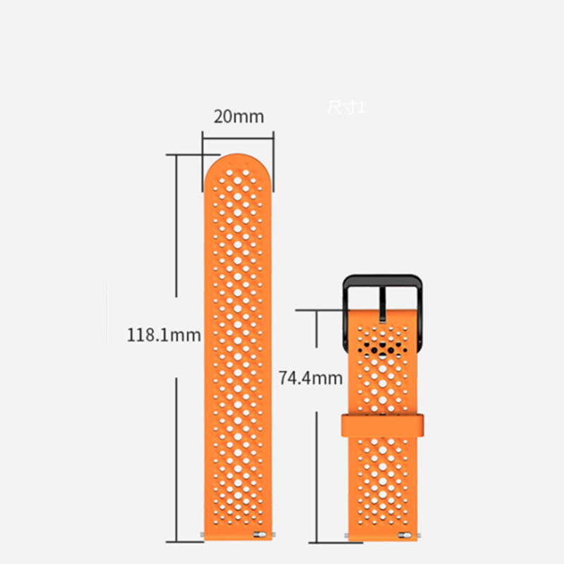 สําหรับ COROS PACE 2 / 3 สายคล้องคอซิลิโคนสายรัด Quick Release 20mm22mm