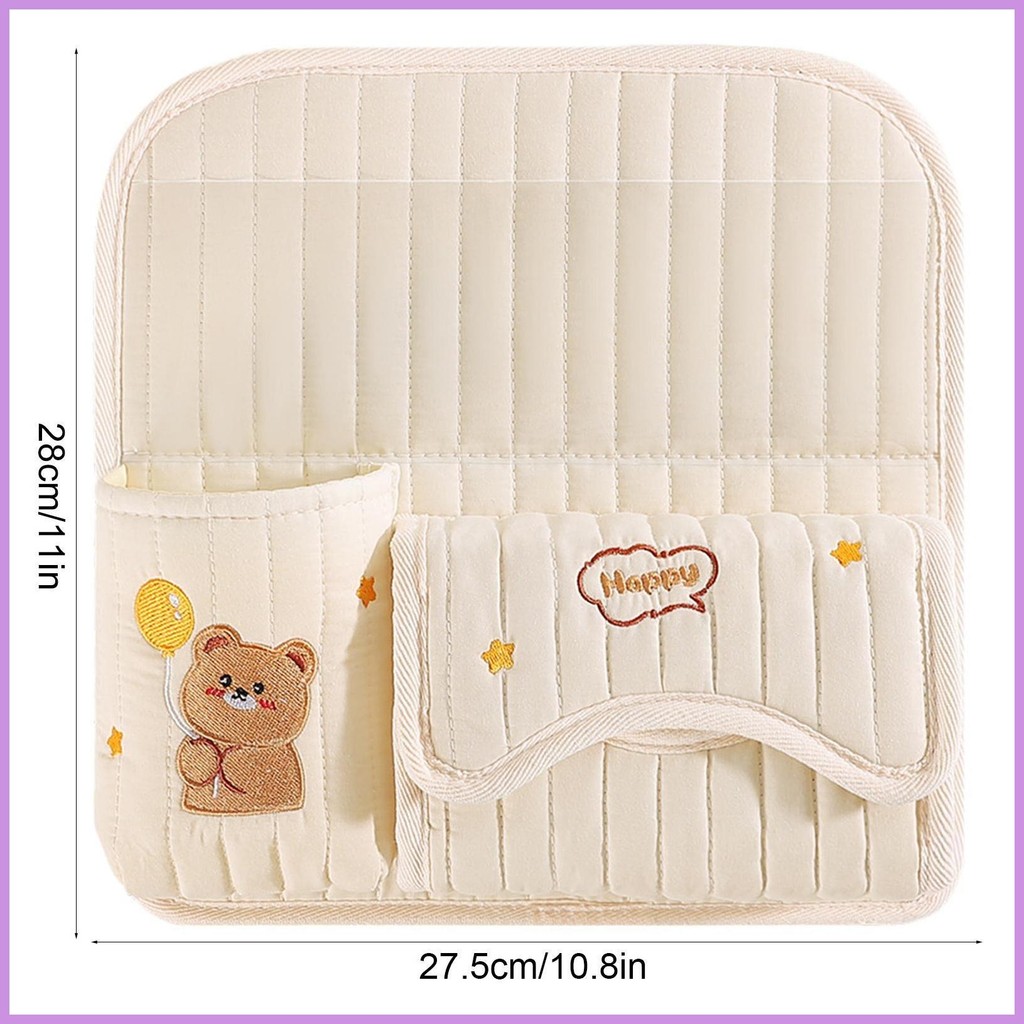 รถที่นั่งกลับถุงเก็บน่ารักการ์ตูนหมีกลับที่นั่งจัดเก็บรถกลับที่นั่งออแกไนเซอร์สําหรับเด็ก asdiuh - รูปที่ 3