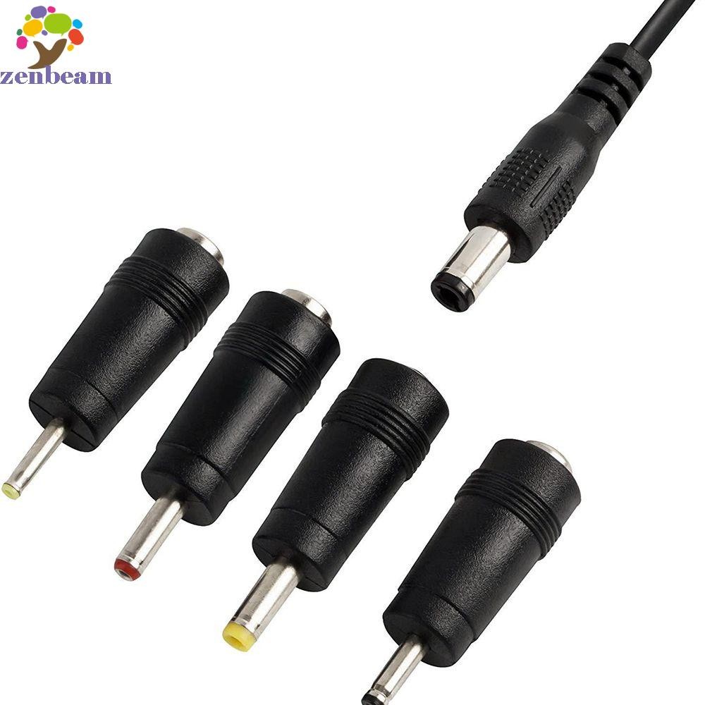 Zenbeam ปลั๊กเปลี่ยนได้ 8 ชิ้น 5.5 * 2.1 มม.แล็ปท็อปอะแดปเตอร์ 8 ใน 1 สายไฟ HUB Splitter DC Connector