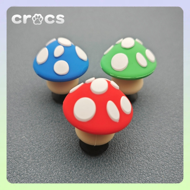 jibbitz crocs 3D cute mushroom jibbitz crocs เกาหลี crocs jibbitz jibbitz crocs ของแทั