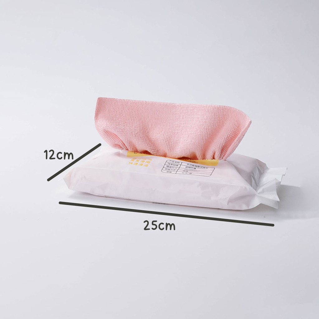 💥ส่งจากไทย💥 ผ้าชามัวร์ ผ้าไมโครไฟเบอร์ ทำความสะอาดห้องครัว  10 ชิ้น/แพ๊ค - รูปที่ 5