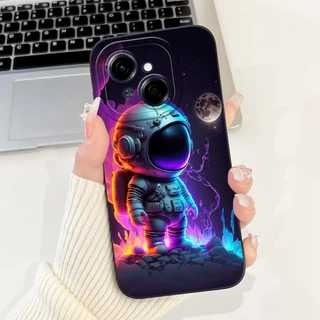 Tecno Spark Go 1 น่ารักนักบินอวกาศแมวไดโนเสาร์การ์ตูนซิลิโคนอ่อนนุ่มกรณีเยลลี่ Tecno Spark Go 2025 Go1 เลนส์ป้องกันเคสโทรศัพท์