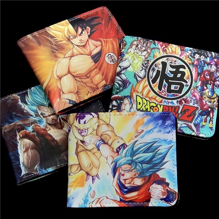 🍀อะนิเมะ Dragon Ball Z Monkey King Super Saiyan Vegeta Shenlong ของขวัญกระเป๋าสตางค์สั้น