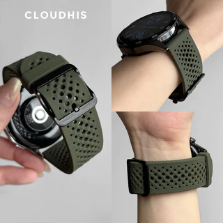 สายรัดข้อมือซิลิโคนขนาด 22 มม. เหมาะสําหรับ Huawei Smart Watch gt6/gt5/gt4/GT6pro/gt3 กีฬา Breathable 20 มม.สายนาฬิกา5/4pro