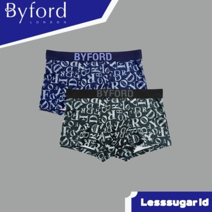 Byford Boxer Pants 2pcs Microfiber Quick Dry Inner Bamboo