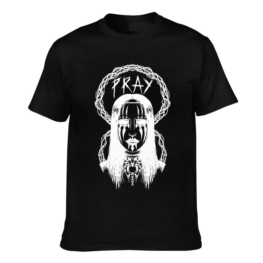 เสื้อยืดผ้าฝ้ายผู้ชาย พิมพ์ลาย Joey Jordison สไตล์แฟชั่น
