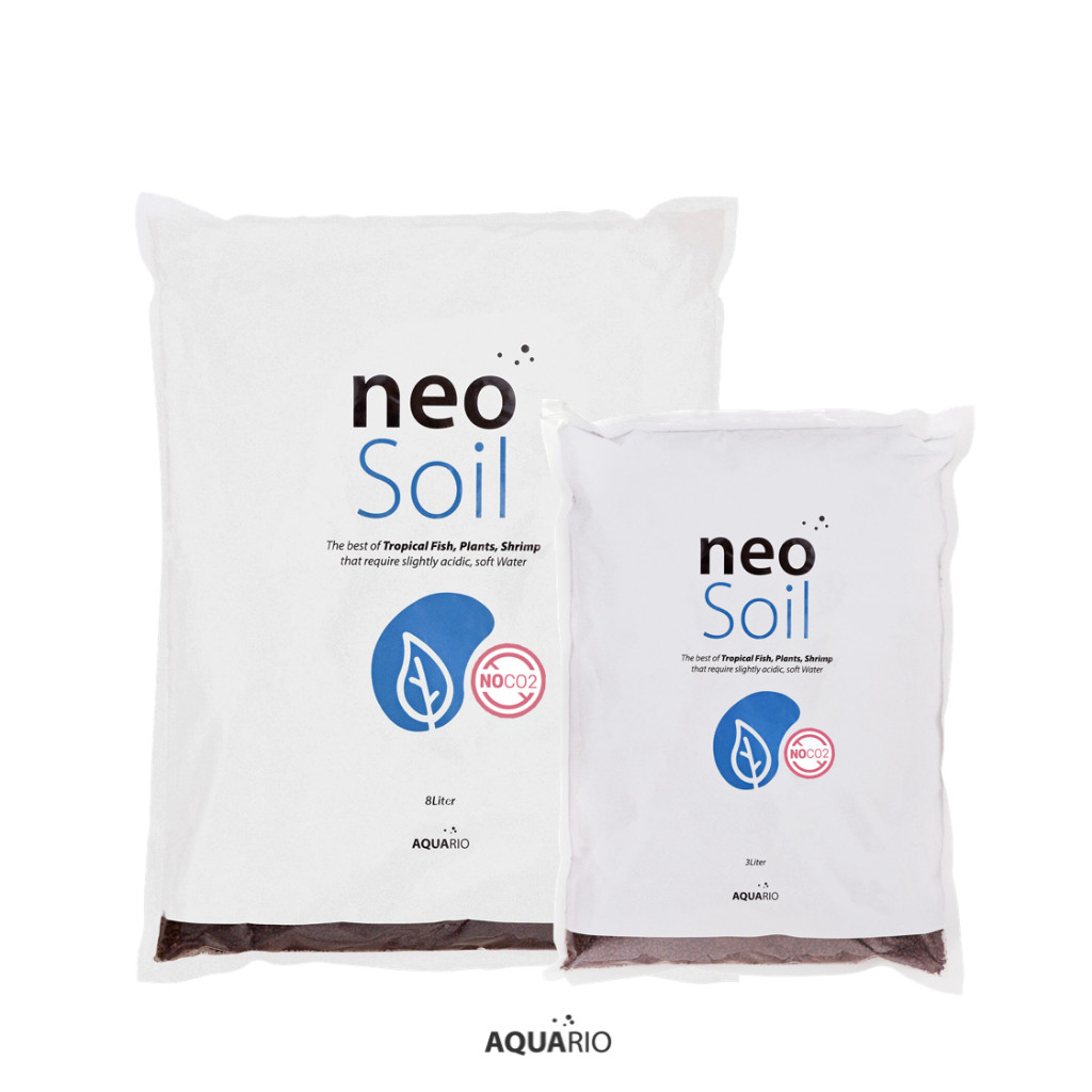 Aquario Neo Soil NO CO2 ดินปลูกไม้น้ำ สำหรับตู้ไม้น้ำ ที่ไม่ใช้คาร์บอนไดออกไซด์ Co2 ขนาด 3 ลิตร