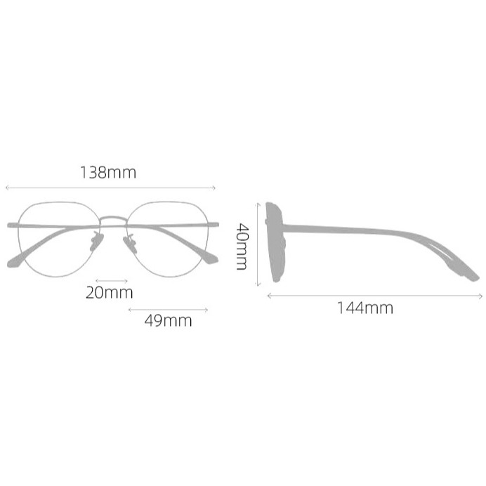 (-0~-600) โฟโตโครมิก แว่นสายตาสั้นกรอบแว่นตาโลหะแฟชั่นแว่นตาป้องกันแสงสีฟ้าชายและหญิงเปลี่ยนสีแว่นสายตาสั้นพร้อมใบสั่งยาแว่นตานักเ - รูปที่ 7