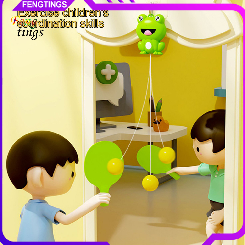 [ฟุต] 1เซ็ตความบันเทิงปิงปองเทรนเนอร์ของเล่นเด็กจรวดอวกาศเทรนเนอร์ปิงปองระงับ