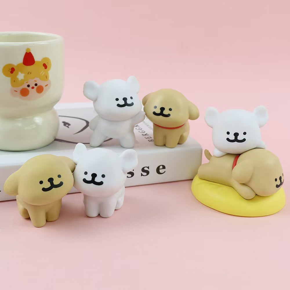 Line Puppy การตกแต่งเดสก์ท็อปในรถยนต์แบบทํามือ