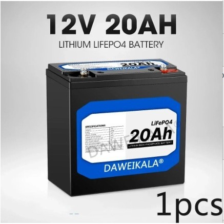12V LIFEPO4 20AH เหล็กฟอสเฟตที่ทำลายแบตเตอรี่พลังงานแสงอาทิตย์
