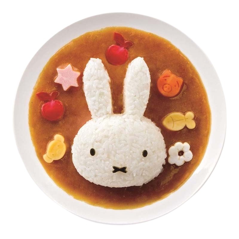 น่ารักการ์ตูนกระต่ายข้าวปั้น Bento แม่พิมพ์ DIY สัตว์ซูชิ Onigiri แม่พิมพ์เด็กแกงข้าว Maker