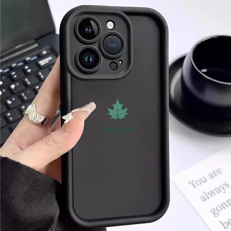 เหมาะสำหรับ Infinix Smart 5 6 Plus 7 HD 8 Pro กรณีโทรศัพท์ที่ดูดีเคส Artistic Maple Leaves
