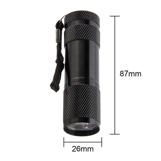 มินิไฟ LED UV หลอดไฟ LED UV เครื่องเป่าเล็บสำหรับเล็บเจล 9 ไฟฉาย LED แบบพกพาเครื่องเป่าเล็บเครื่องมือทำเล็บ UV Light