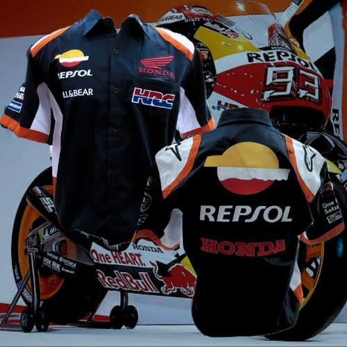 เสื้อเชิ้ต KEMEJA Honda Repsol HRC Art 1024