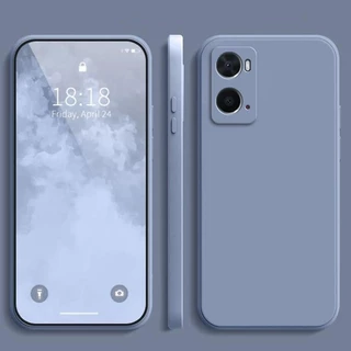 เคส OPPO A96 A76 สีทึบ OPPO A76 A96 เคสซิลิโคนป้องกันการตกสีธรรมดาเรียบง่าย YT