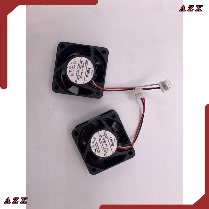 พัดลม MODEL 04020VA-24P-BL 24VDC 0.13A NMB พัดลม ขนาด40*40หน้า25 24v 3สาย จาก ไทย