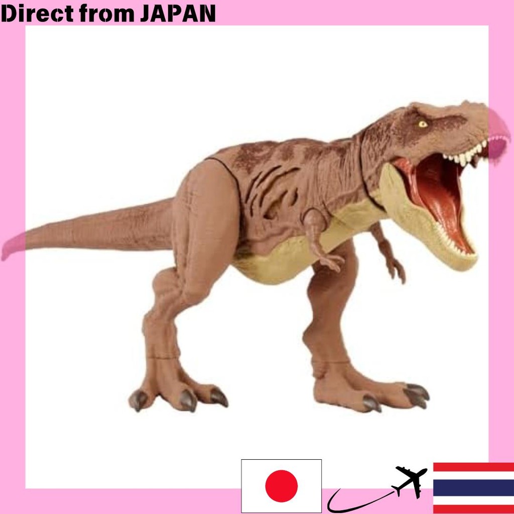 【Direct from Japan】Mattel JURASSIC WORLD ความเสียหาย! T-Rex [ความยาวรวม: 43 ซม.] [อายุ 4 ปีขึ้นไป] GWN26