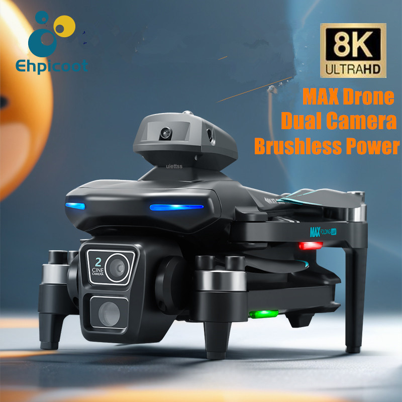 ใหม่ XT606 Drone 8K Professional Dual กล้องสมาร์ทหลีกเลี่ยงอุปสรรค FPV WIFI มอเตอร์ไร้แปรง RC Quadco
