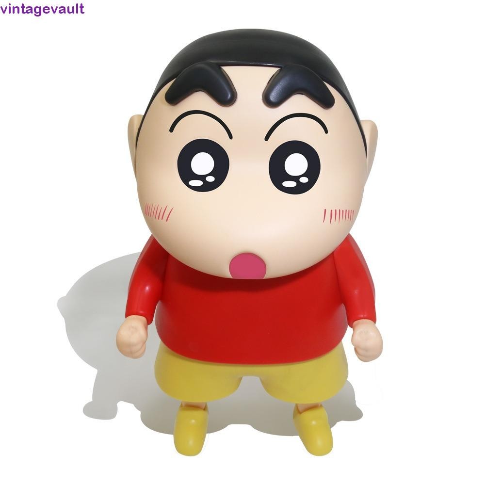 Vintagevault กระปุกออมสินเครยอนชินจัง, โมเดลถังออมทรัพย์ Crayon Shin Chan กล่องเงิน, สร้างสรรค์ตกแต่งการ์ตูนอะนิเมะ Crayon Shin Chan กล่องเก็บของตกแต่งบ้าน