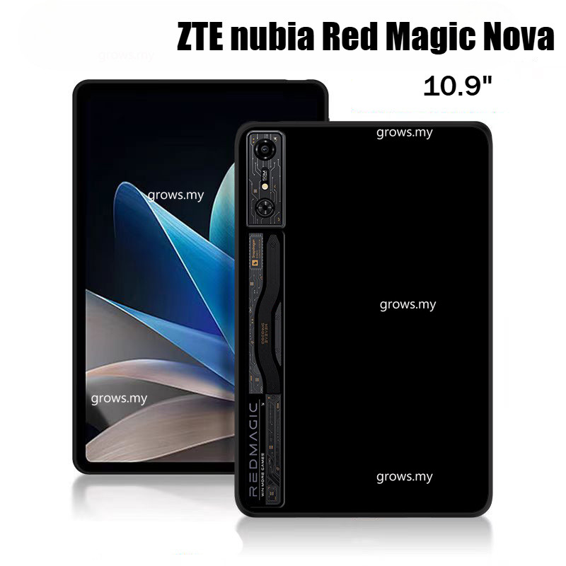 เคสแท็บเล็ตสําหรับ ZTE nubia REDMAGIC แท็บเล็ตสําหรับเล่นเกม Pro 2024 Red Magic Nova 10.9 นิ้ว Flexibel สีดํา TPU Shell ฝาครอบซิลิโคนอ่อนนุ่ม