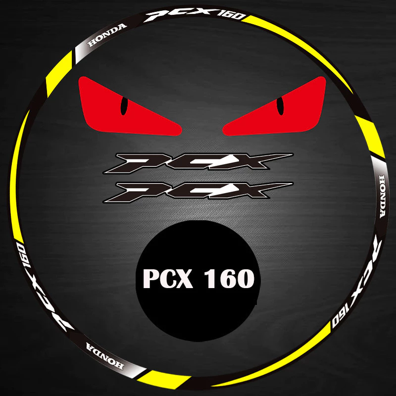 สติ๊กเกอร์ดุมล้อสะท้อนแสง ZLWR สำหรับ PCX160/150 thumbnail 9