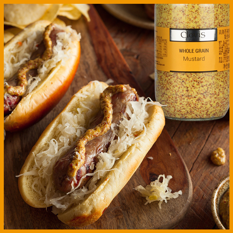 🍀 French imported Gault mustard seed mustard seasoning sauce classic