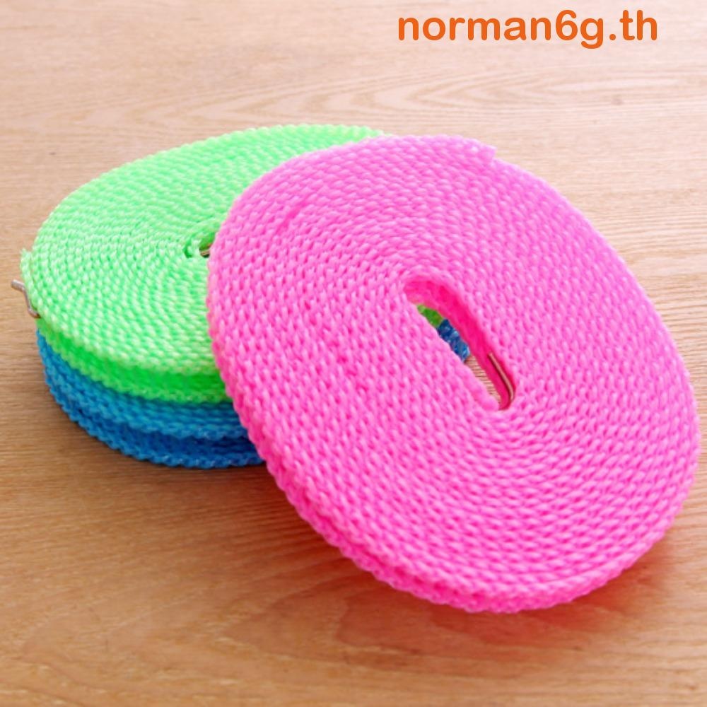 Anorman สายซักผ้า, 3 M/5 M/8 M/10 M Windproof Travel Clothesline, แขวนเสื้อผ้าแบบพกพาน้ําหนักเบา Antiskid ราวตากผ้าเชือกโรงแรม