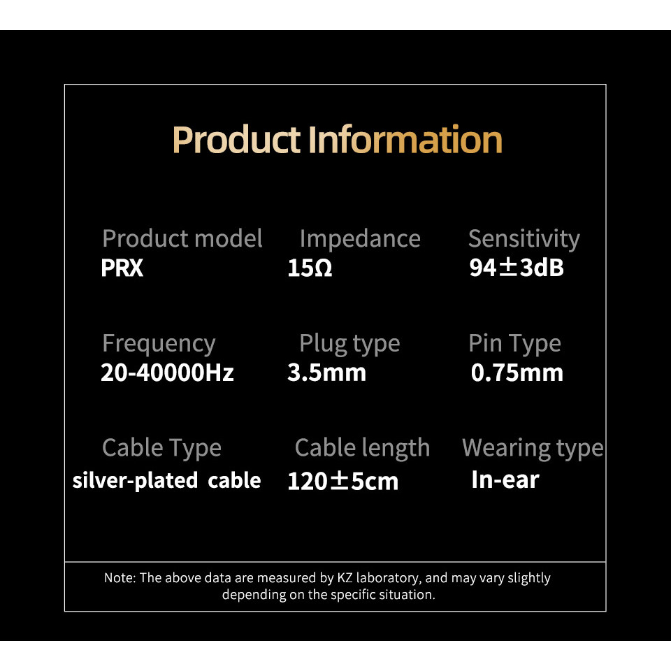 Kz PRX ในหู Planar Driver หูฟังแบบมีสายหูฟังเพลง HiFi Bass Monitor หูฟังกีฬาชุดหูฟังสําหรับ PR1 PR2 PR3 อัพเกรด
