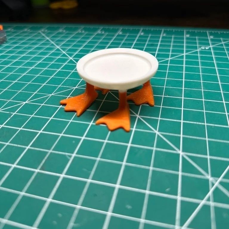 Creative Apple Speaker Stand Audio homepod mini สมาร์ทบลูทูธขาตั้งเสียงเป็ดน่ารักขาตั้งเท้าสี่ขาเป็ดเป็ดขาตั้งเสียง