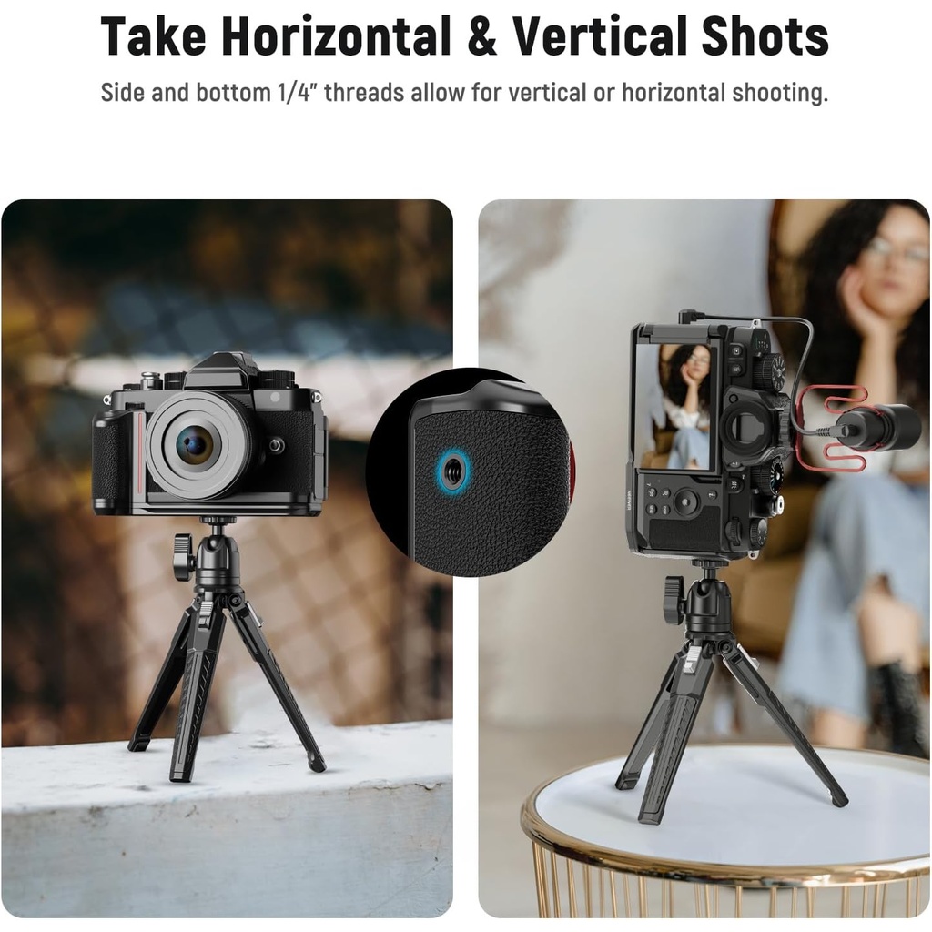 Neewer CA073 Slim Formfitting L Shape Grip กล้อง Baseplate สําหรับ Nikon Zf - รูปที่ 3