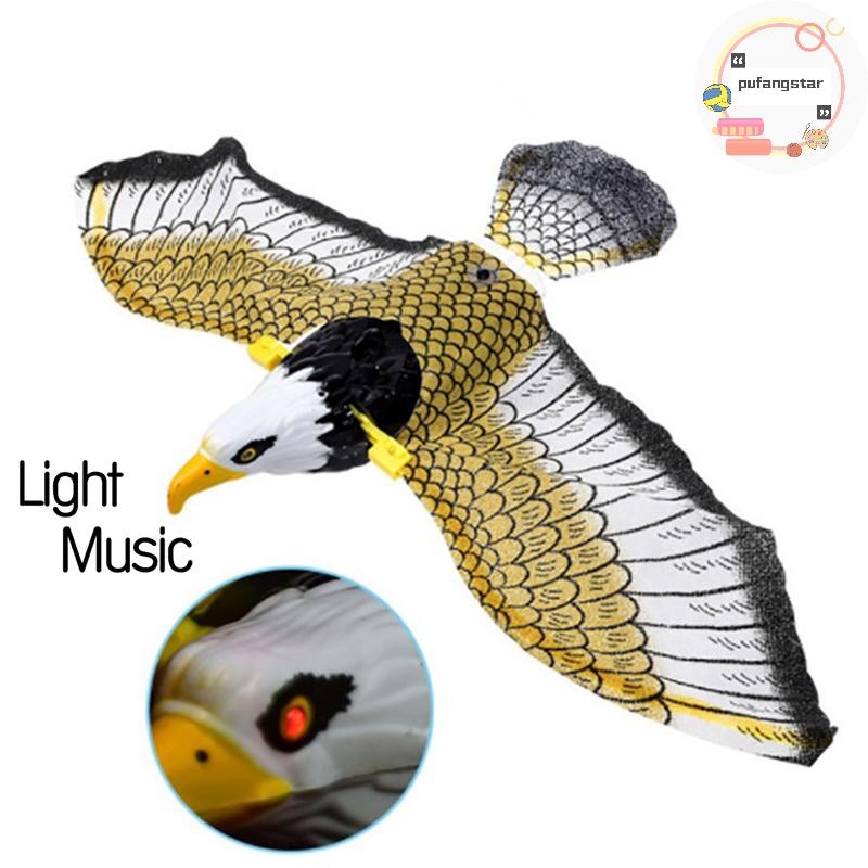 Pufangstar Luminous Bird Repellent แขวน Eagle พร้อมเพลง Flying Bird Scarer Flying Bird TH