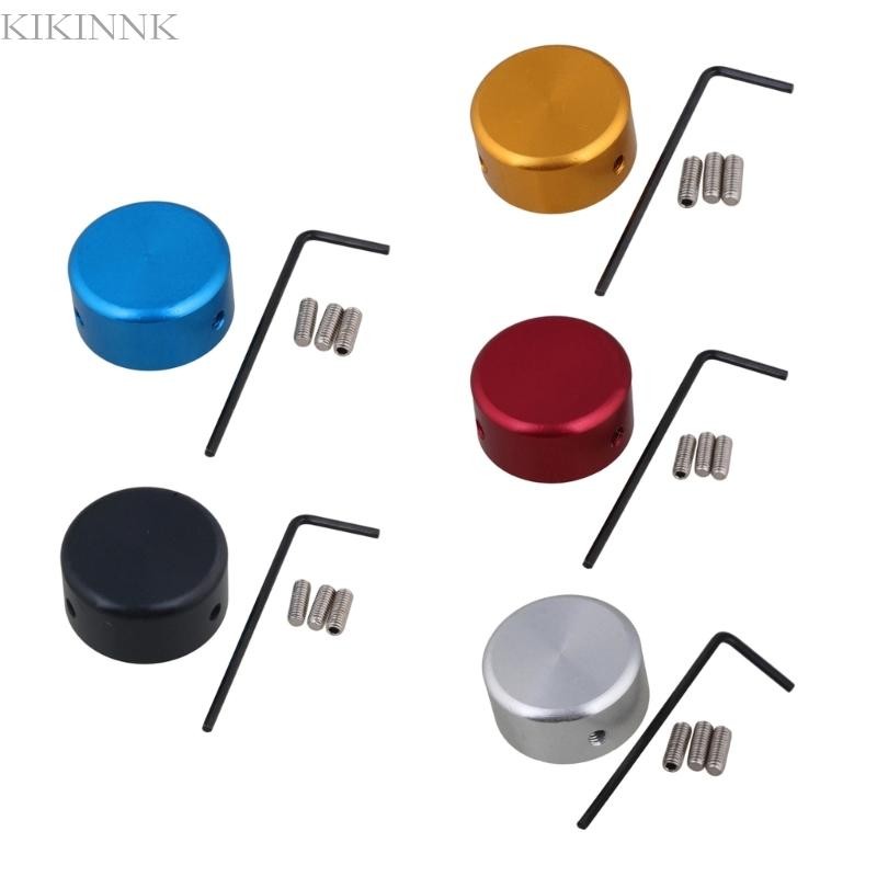 Kikin กีตาร์ไฟฟ้าเหยียบ Toppers กีตาร์เท้าเล็บใส่สกรูกีตาร์ Make Cap โลหะ B
