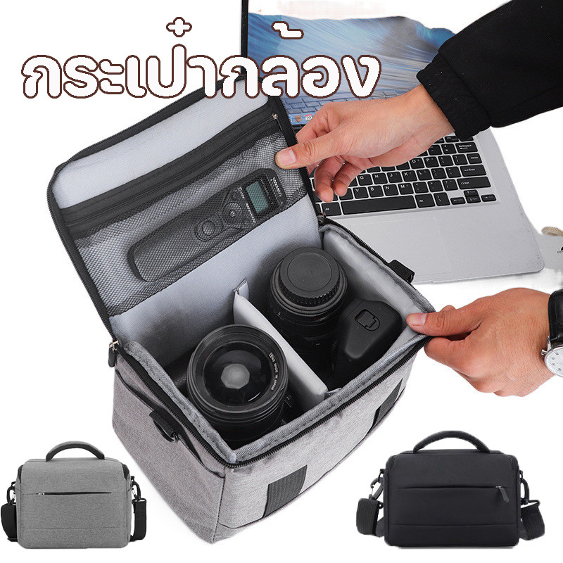 COD กระเป๋ากล้อง Camera Bag กันน้ํา กันกระแทก กันฝุ่น คุณภาพดีมาก กระเป๋าเป้สะพายหลัง