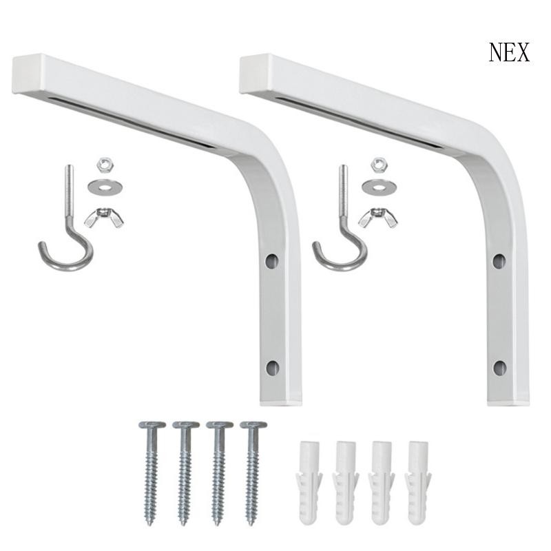 NEX Solid Projector Screen Ceiling Holder L Brackets Adjustable Home Cinema Setups