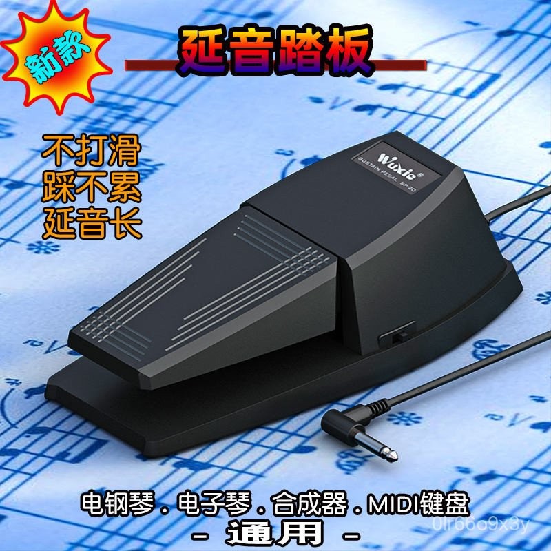 New Sustain Pedal Electric Piano Yamaha Casio Roland Korg Universal Electronic Drum Keyboard Delay A
