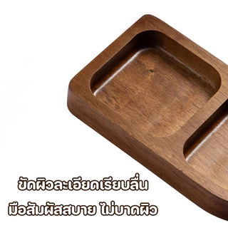 ถาดไม้วางของ ถาดเครื่องประดับน้ําหอม ที่ใส่ เครื่องประดับ ถาดทางเข้าที่เก็บกุญแจ ย้อนยุค ตกแต่งบ้าน
