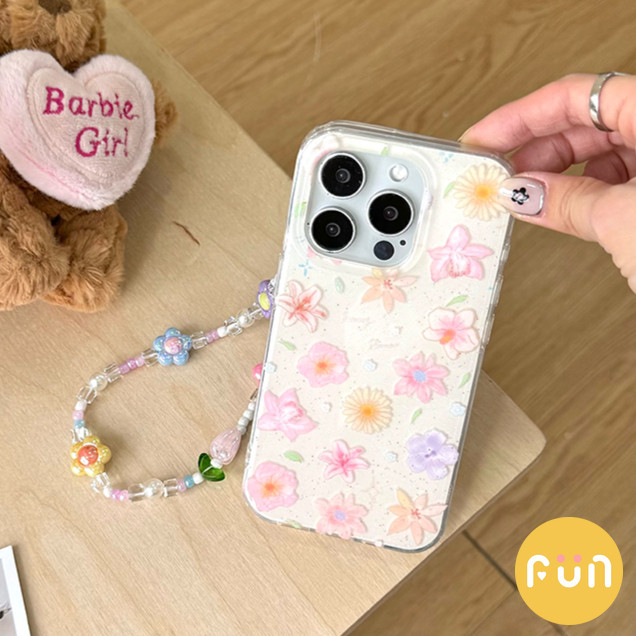 INS ดอกไม้สีสันสดใสโทรศัพท์มือถือสําหรับ iPhone 16 15 14 13 Pro Max 15Promax 16Pro พร้อมโซ่หลุมใหญ่สกปรกทน Hard IMD ฝาหลัง ราคา ถูกที่สุด ดีลบีเคเค แกลเลอรีภาพที่ 6