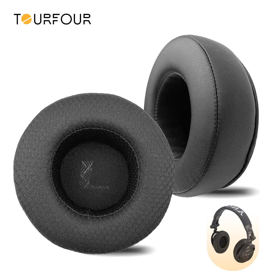 TOURFOUR เปลี่ยนแผ่นรองหูฟังสําหรับ Sony MDR-V55, V500DJ, NWZ-WH303, WH505 หูฟังแผ่นรองหูฟังแถบคาดศี