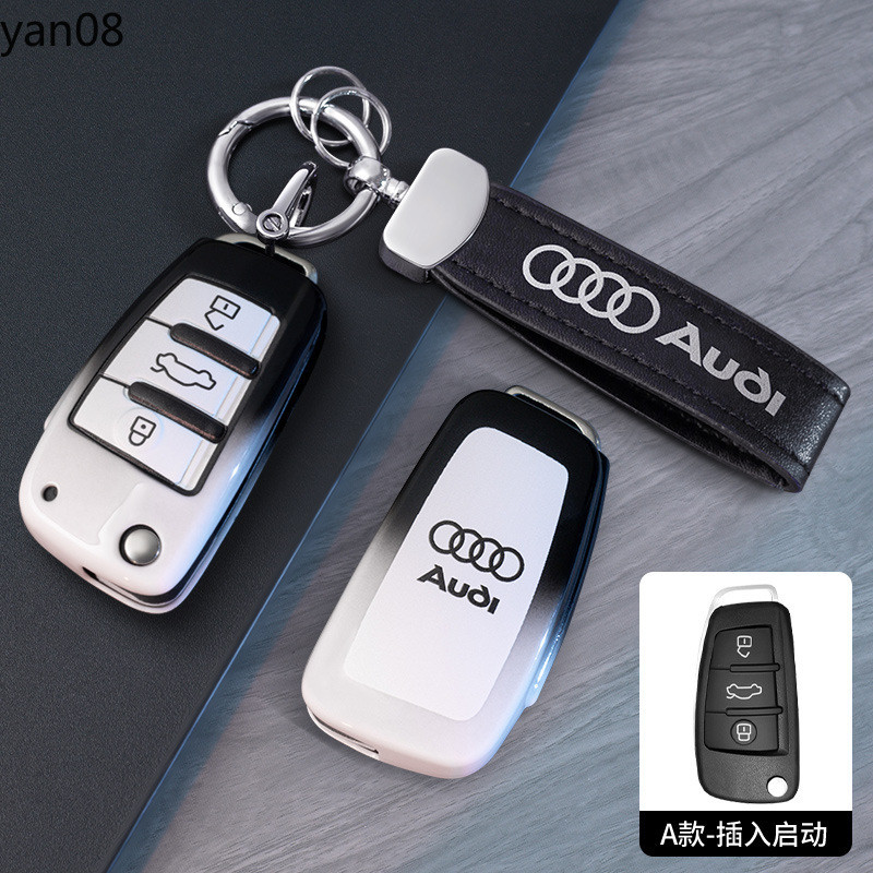 ใหม่ + TPU ฝาครอบกุญแจรถ Fob สําหรับ Audi A1 A3 8P A4 B9 A5 A6 C7 8S 8W A7 A8 Q3 Q5 Q7 4M S4 S5 S6 S