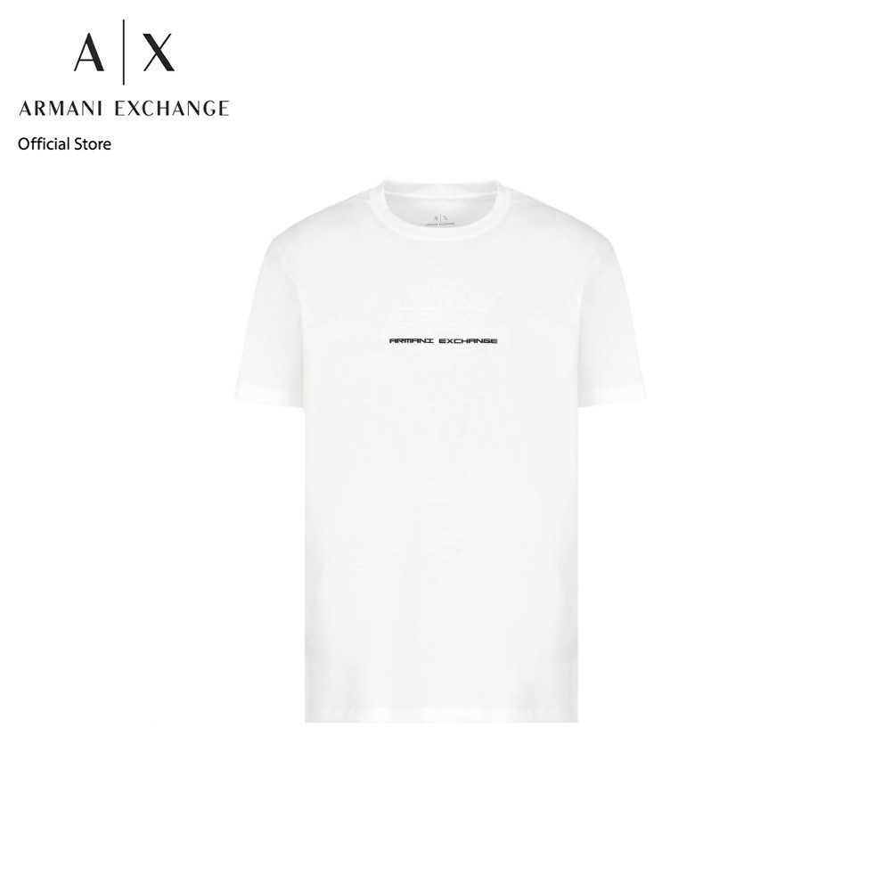 Armani Exchange เสื้อยืดผู้ชาย รุ่น XM000544-AF10361-U0009 - สีออฟไวท์