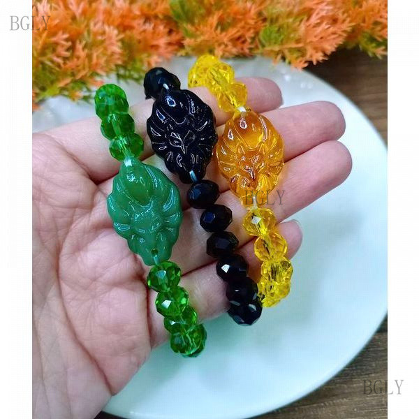 สร้อยข้อมือหินคริสตัล ดีไซน์จิ้งจอกหาง 9 แบบ เหมาะสำหรับวิชมาTRUE