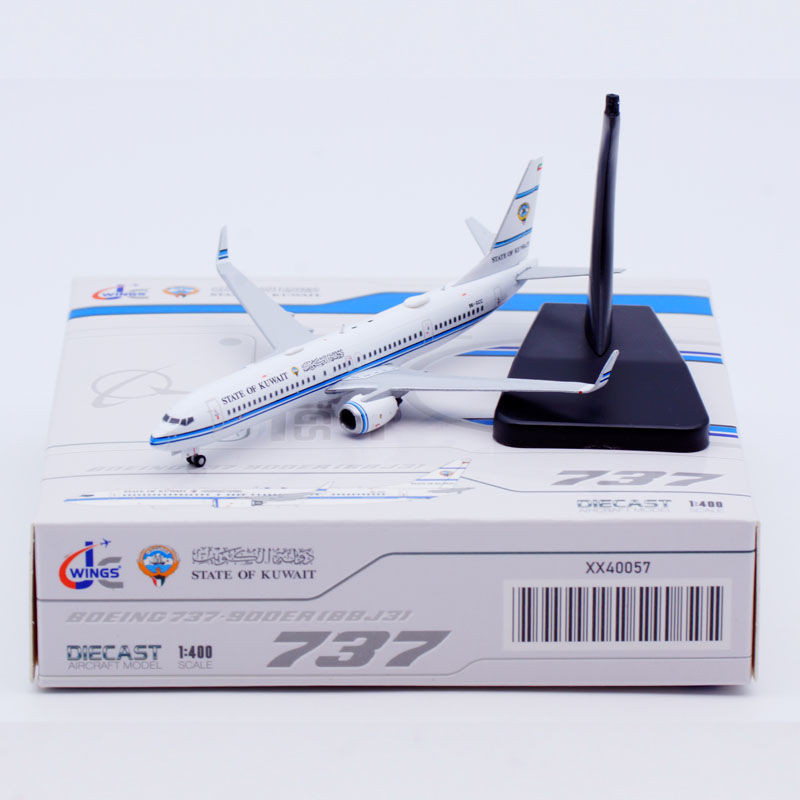 1: 400 JC Wings Alloy Airliner รุ่นคูเวต Airlines B737-900ER 9K-GCC
