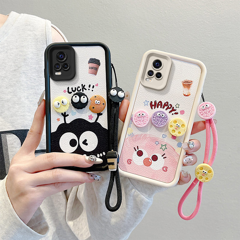 เคส Vivo V20 Pro เคสซิลิโคนแบบนิ่มและเคสโทรศัพท์ลายการ์ตูน 3D BBPEGZ1