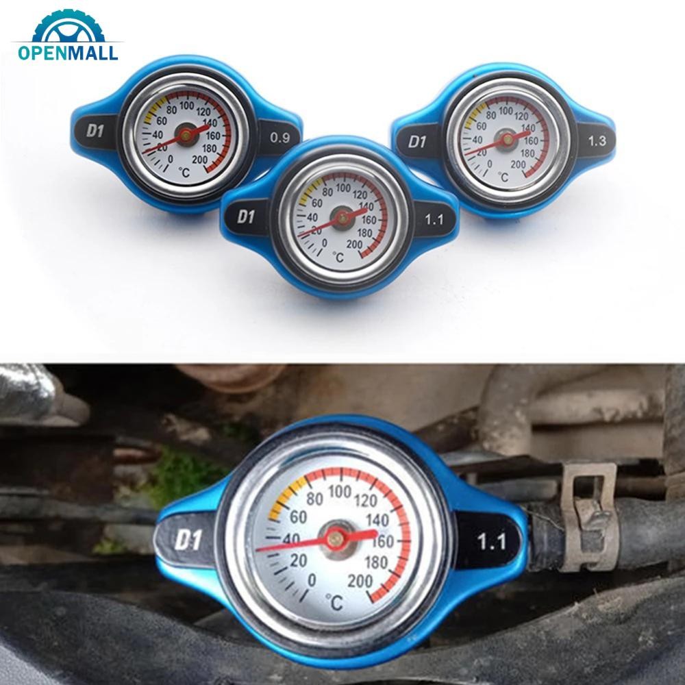 OPENMALL 1 ชิ้น 0.9Bar 1.1Bar 1.3 บาร์ Thermost หม้อน้ําฝาครอบถังเครื่องวัดอุณหภูมิน้ําฝาครอบรถแข่งห